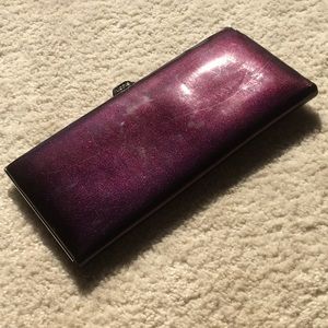 LODIS/“CHAMELEON”METALLIC VINYL ORGANIZER & WALLET